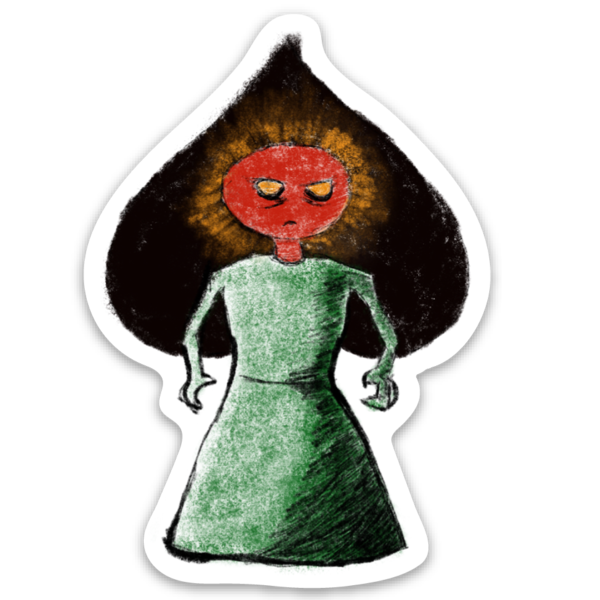 wv monsters Flatwoods Monster Sketch