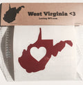 West Virginia <3 Vinyl Decal - Loving West Virginia (LovingWV)