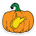 WV Pumpkin - Sticker
