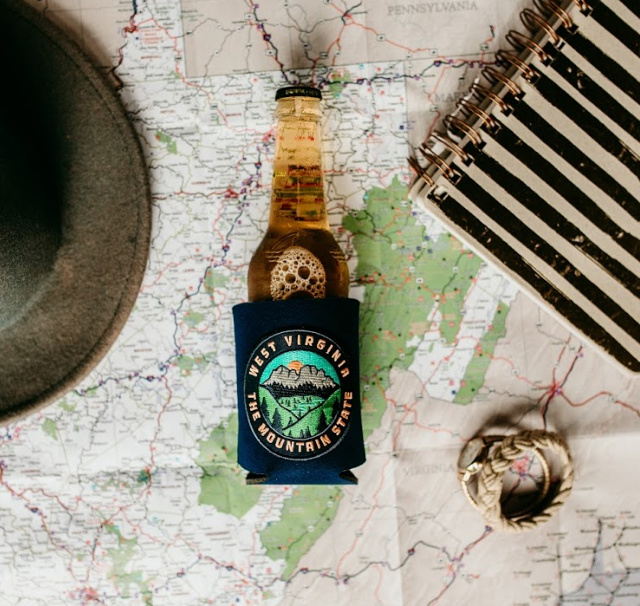 Seneca Rocks Patch Can Cooler – Loving West Virginia