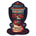 Cranberry Glades Lantern - Magnet