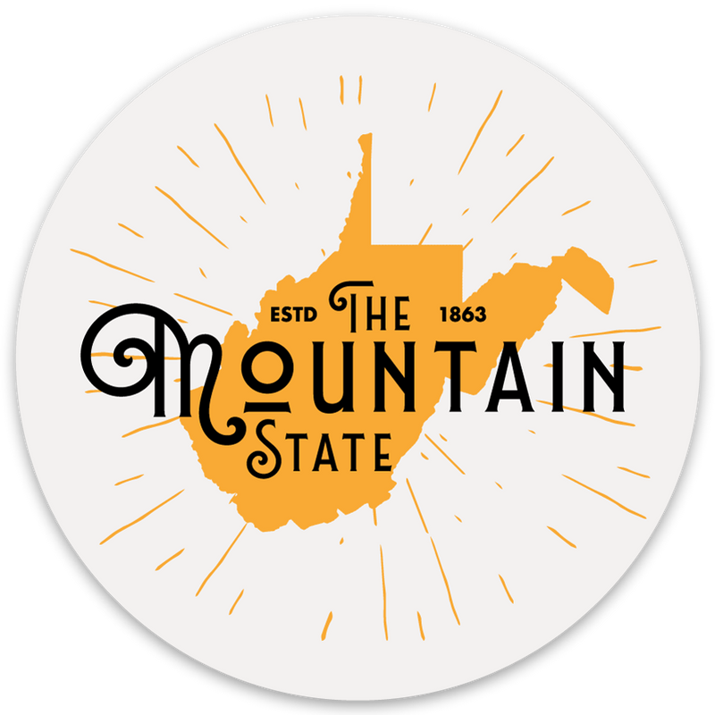 The Mountain State - Sticker