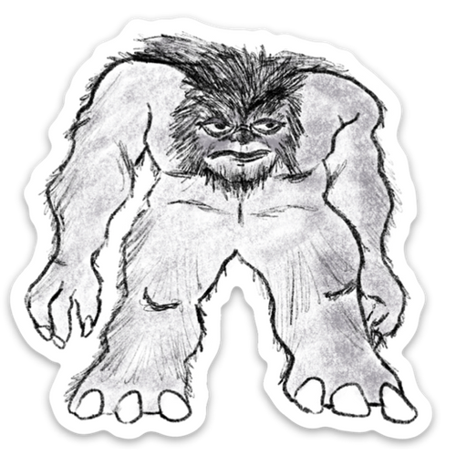 Grafton Monster Sticker - Loving West Virginia (LovingWV)