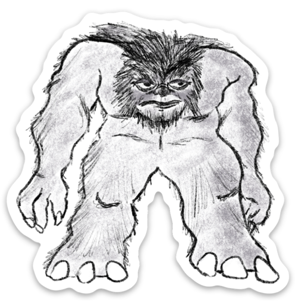 Grafton Monster Sticker – Loving West Virginia