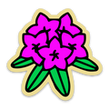 Rhododendron - Sticker