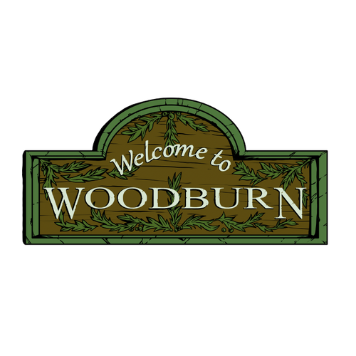 Welcome to Woodburn Sticker (Fundraiser)