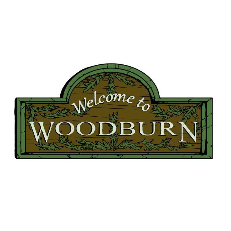 Welcome to Woodburn Sticker (Fundraiser)